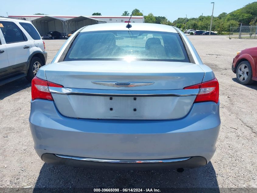 2012 Chrysler 200 Lx VIN: 1C3CCBAB1CN262217 Lot: 39665098