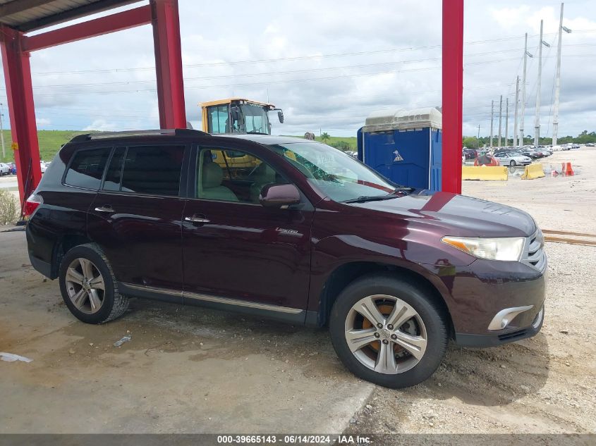 2011 Toyota Highlander Limited V6 VIN: 5TDYK3EHXBS033701 Lot: 39665143