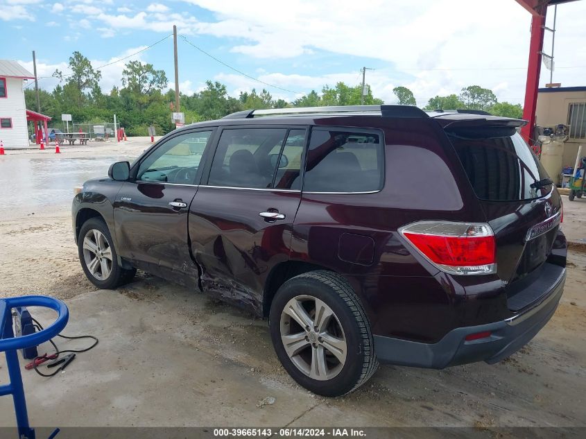 2011 Toyota Highlander Limited V6 VIN: 5TDYK3EHXBS033701 Lot: 39665143