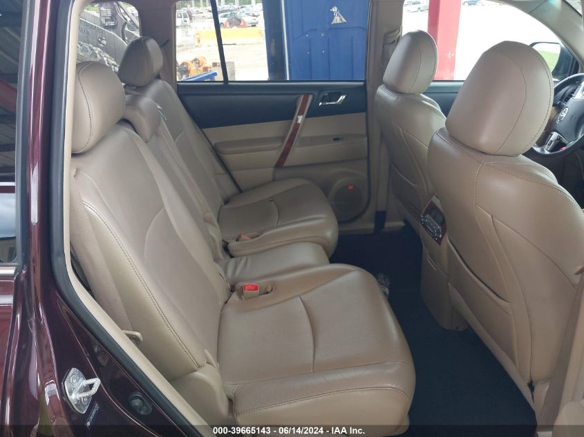 2011 Toyota Highlander Limited V6 VIN: 5TDYK3EHXBS033701 Lot: 39665143