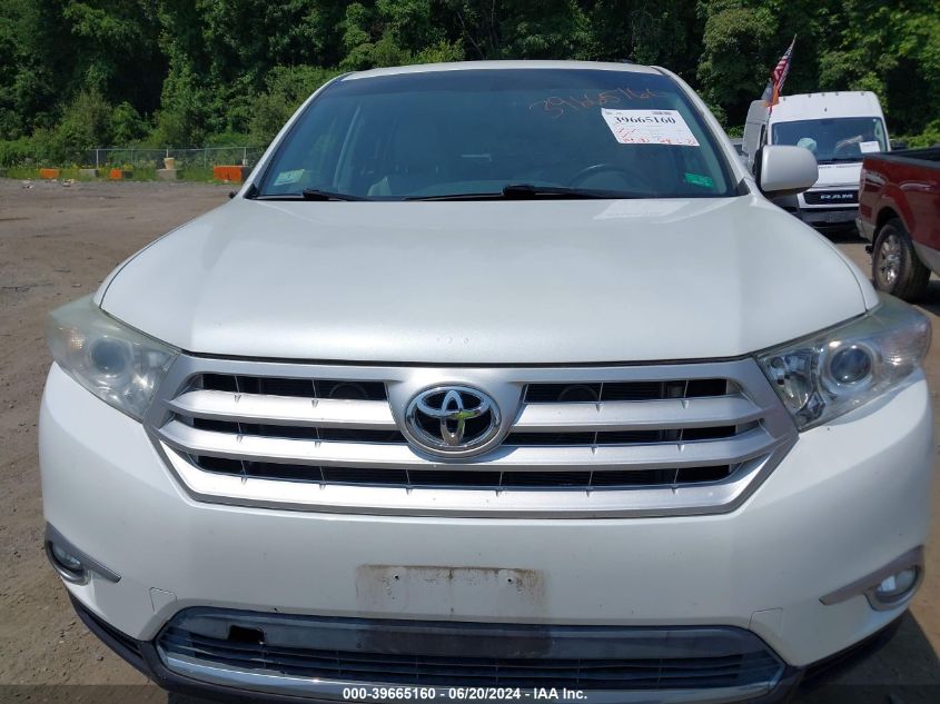 2013 Toyota Highlander Se V6 VIN: 5TDBK3EH1DS211097 Lot: 39665160