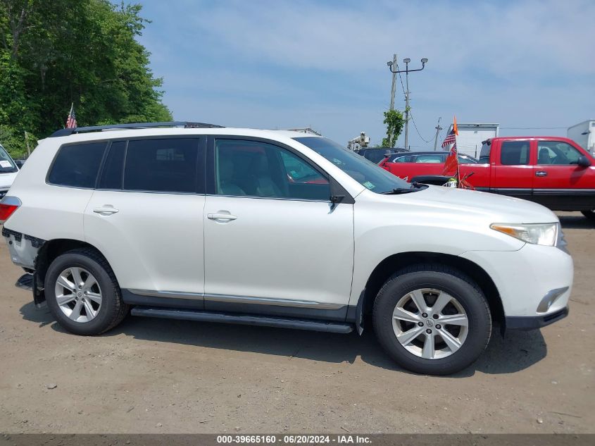2013 Toyota Highlander Se V6 VIN: 5TDBK3EH1DS211097 Lot: 39665160