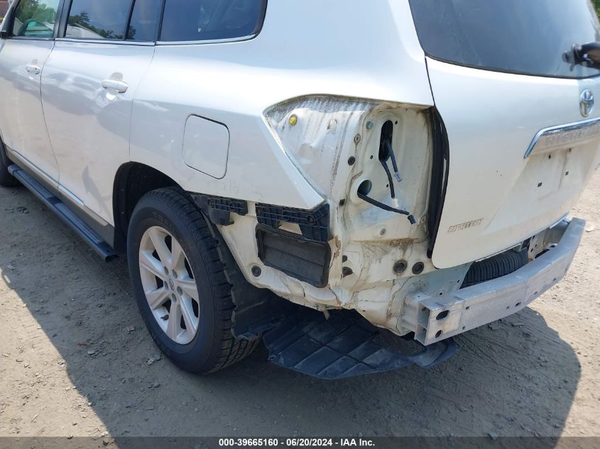 2013 Toyota Highlander Se V6 VIN: 5TDBK3EH1DS211097 Lot: 39665160