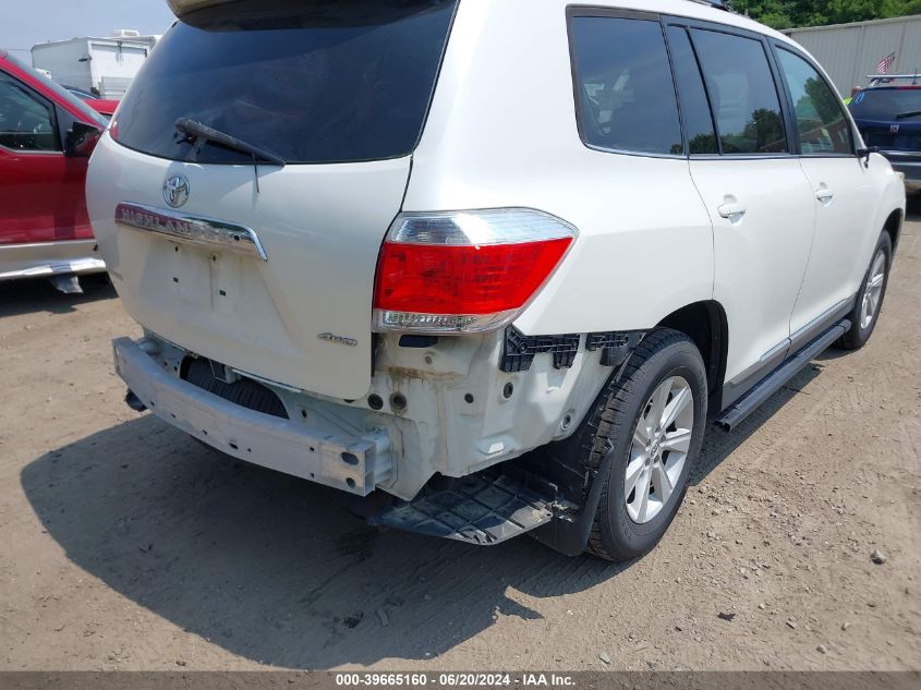 2013 Toyota Highlander Se V6 VIN: 5TDBK3EH1DS211097 Lot: 39665160