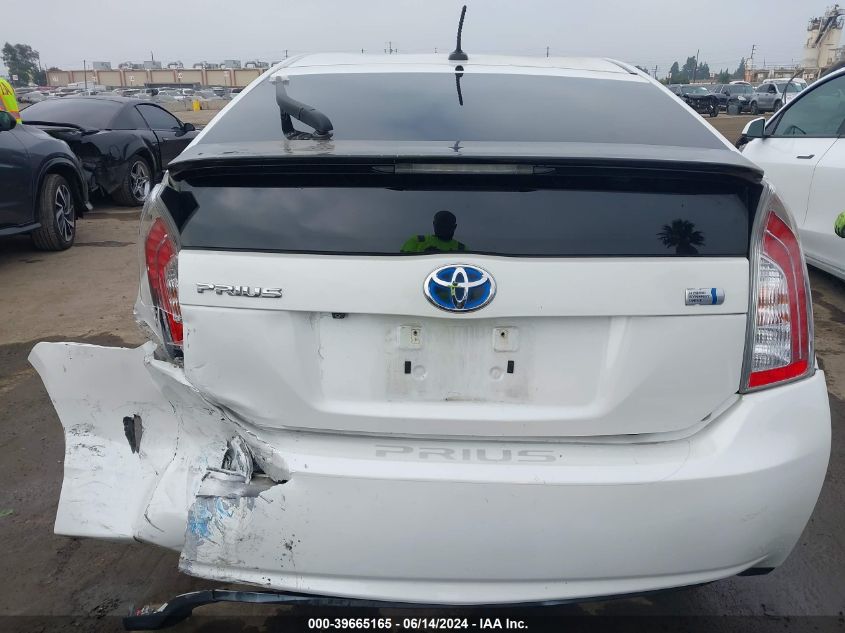 2014 Toyota Prius VIN: JTDKN3DU1E0375167 Lot: 39665165