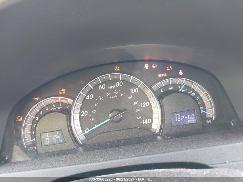 2012 Toyota Camry Se Limited Edition VIN: 4T1BF1FK5CU192174 Lot: 39665220