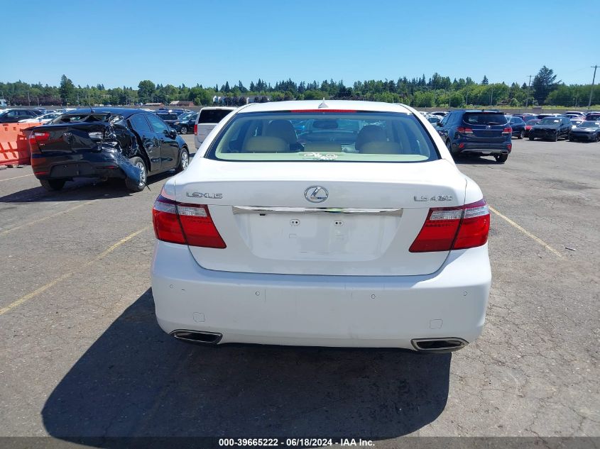 2007 Lexus Ls 460 VIN: JTHBL46F175028386 Lot: 39665222