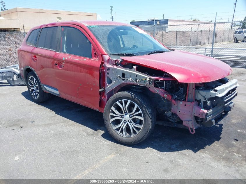 2018 Mitsubishi Outlander Se VIN: JA4AD3A36JZ023356 Lot: 39665269