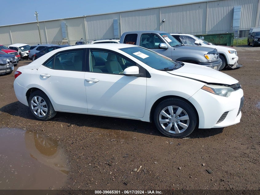2014 Toyota Corolla Le VIN: 5YFBURHE8EP053107 Lot: 39665301