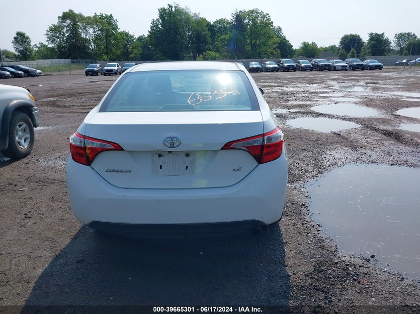 2014 Toyota Corolla Le VIN: 5YFBURHE8EP053107 Lot: 39665301