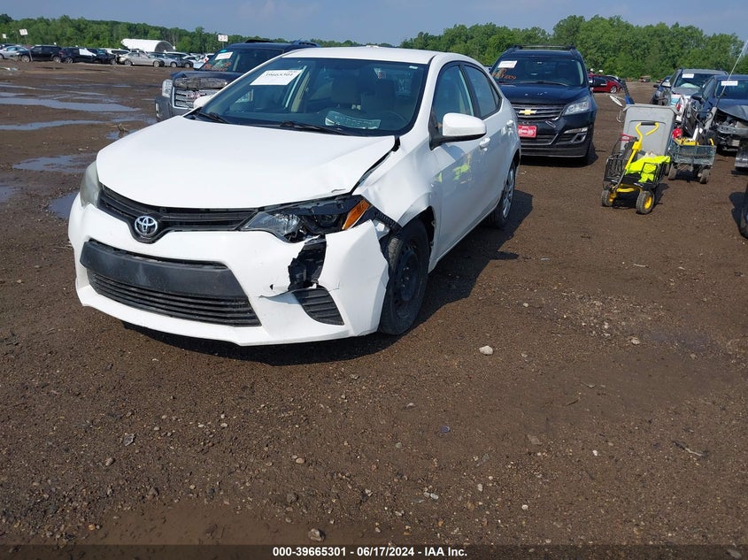 2014 Toyota Corolla Le VIN: 5YFBURHE8EP053107 Lot: 39665301