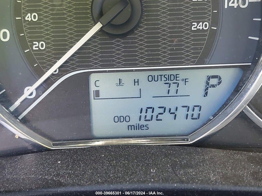 2014 Toyota Corolla Le VIN: 5YFBURHE8EP053107 Lot: 39665301