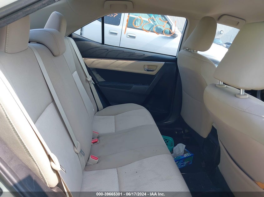 2014 Toyota Corolla Le VIN: 5YFBURHE8EP053107 Lot: 39665301