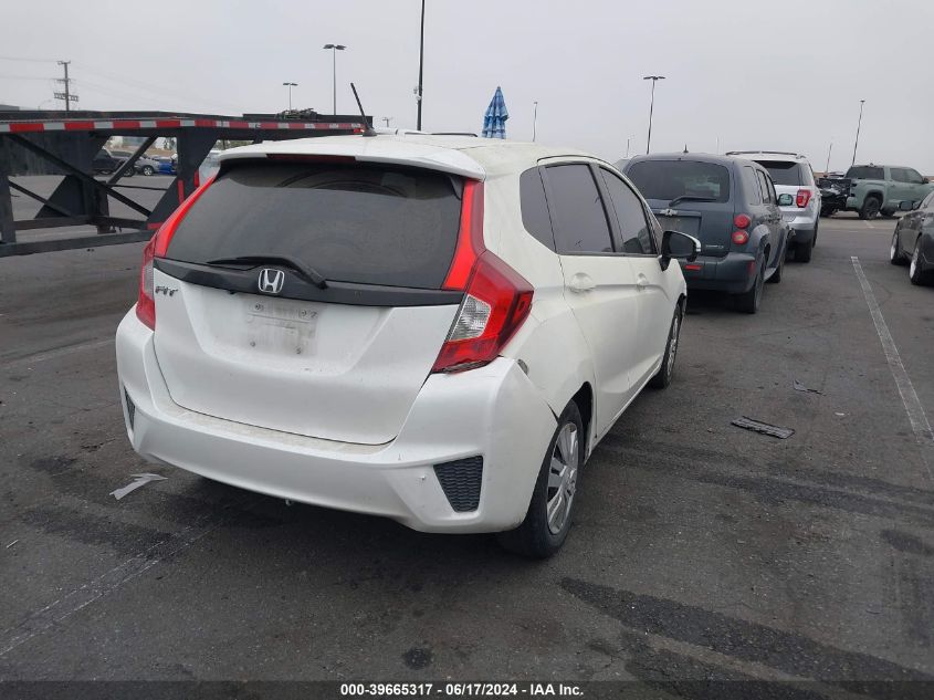 2015 Honda Fit Lx VIN: 3HGGK5H59FM711502 Lot: 39665317