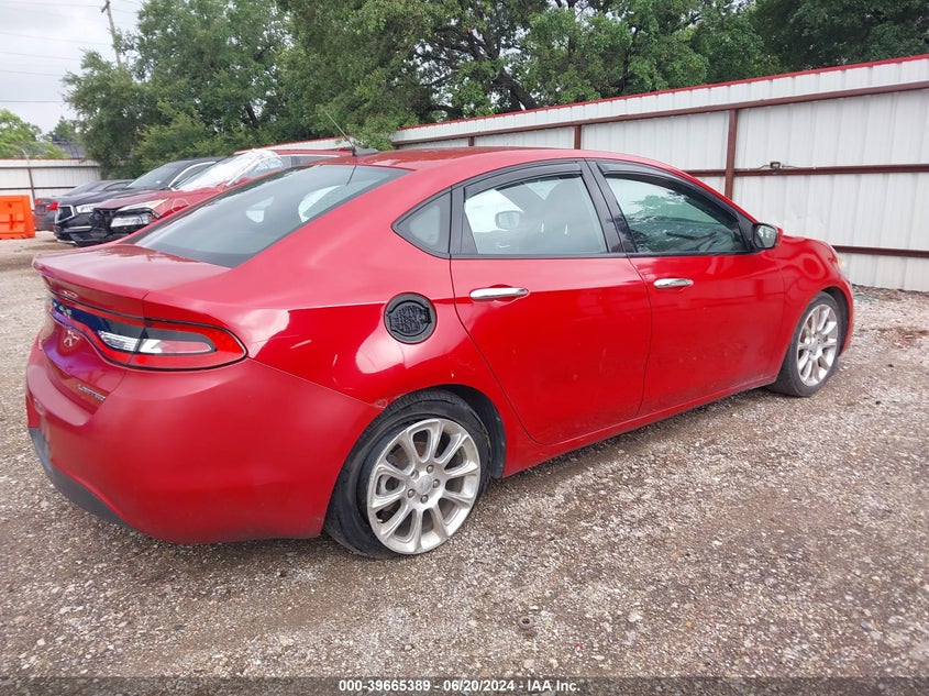 2013 DODGE DART LIMITED - 1C3CDFCA6DD132918