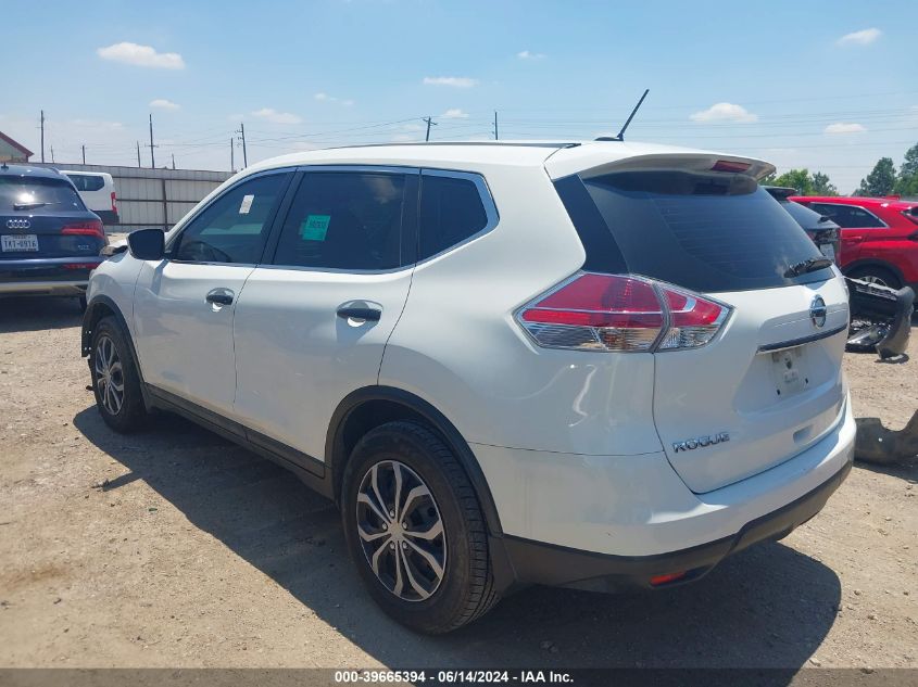 2016 Nissan Rogue S VIN: 5N1AT2MT5GC874781 Lot: 39665394