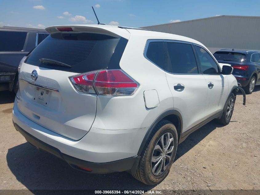 2016 Nissan Rogue S VIN: 5N1AT2MT5GC874781 Lot: 39665394