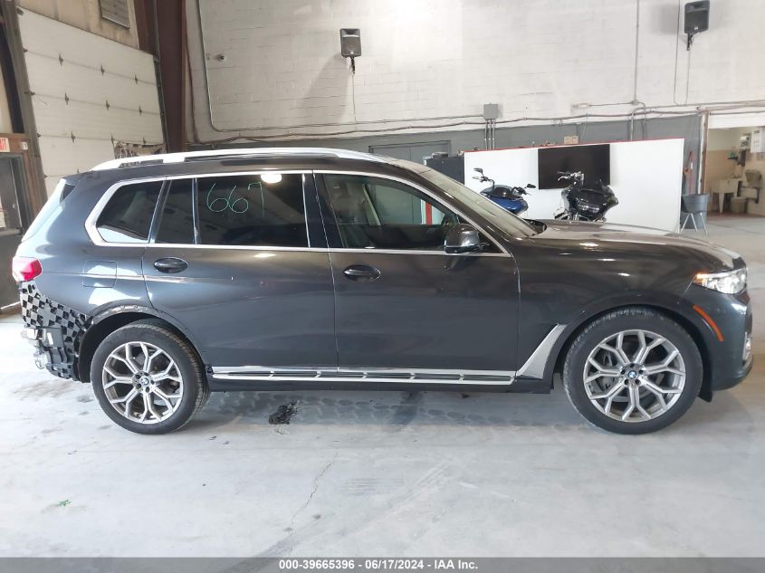 2020 BMW X7 xDrive40I VIN: 5UXCW2C0XL0E74675 Lot: 39665396