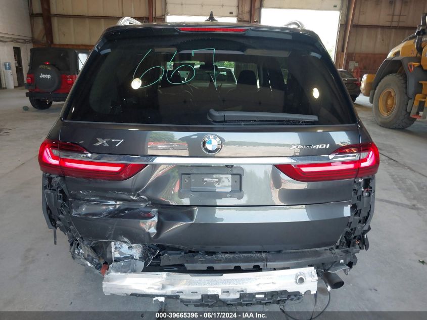 2020 BMW X7 xDrive40I VIN: 5UXCW2C0XL0E74675 Lot: 39665396