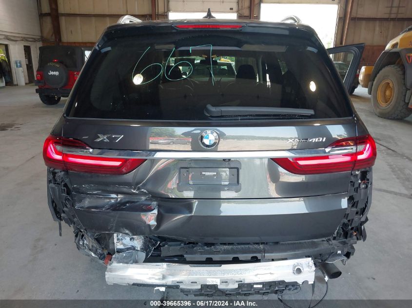 2020 BMW X7 xDrive40I VIN: 5UXCW2C0XL0E74675 Lot: 39665396