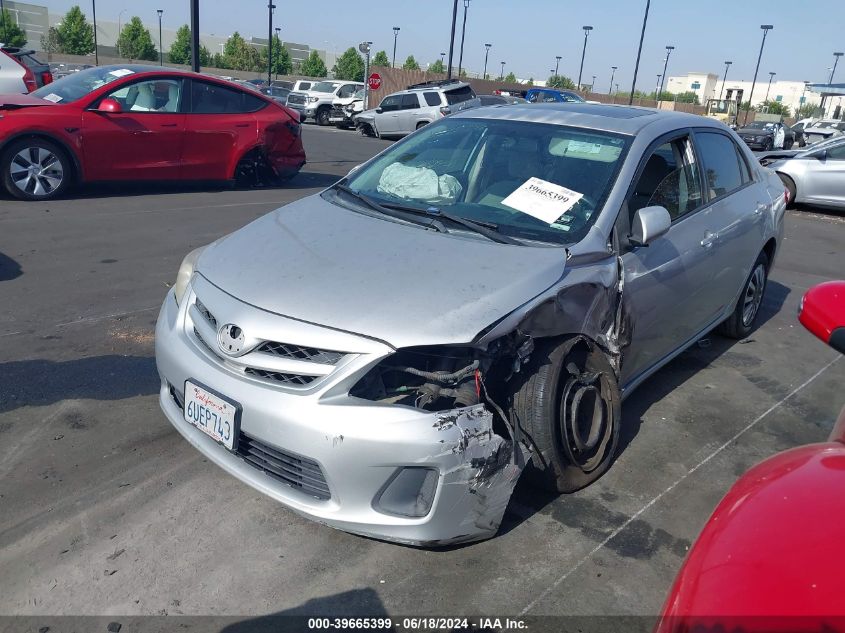 2011 Toyota Corolla Le VIN: 2T1BU4EE3BC666013 Lot: 39665399