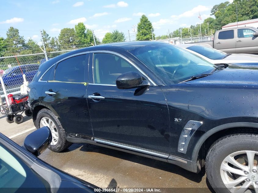 2017 Infiniti Qx70 VIN: JN8CS1MW1HM414294 Lot: 39665427