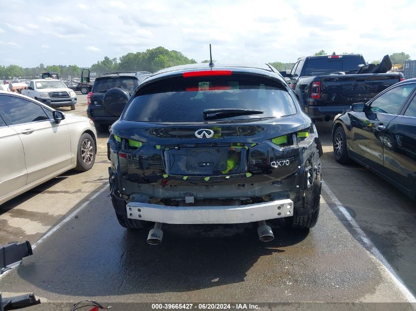 2017 Infiniti Qx70 VIN: JN8CS1MW1HM414294 Lot: 39665427