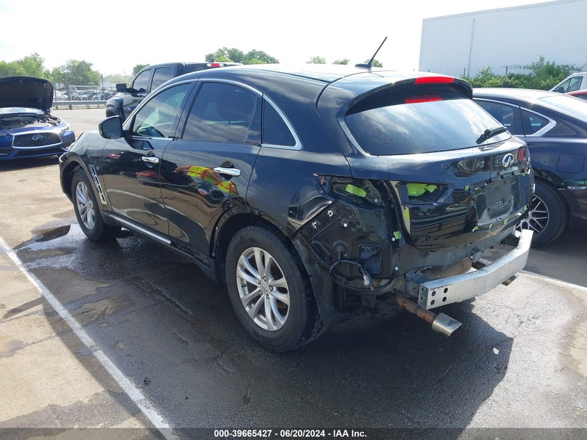 2017 Infiniti Qx70 VIN: JN8CS1MW1HM414294 Lot: 39665427