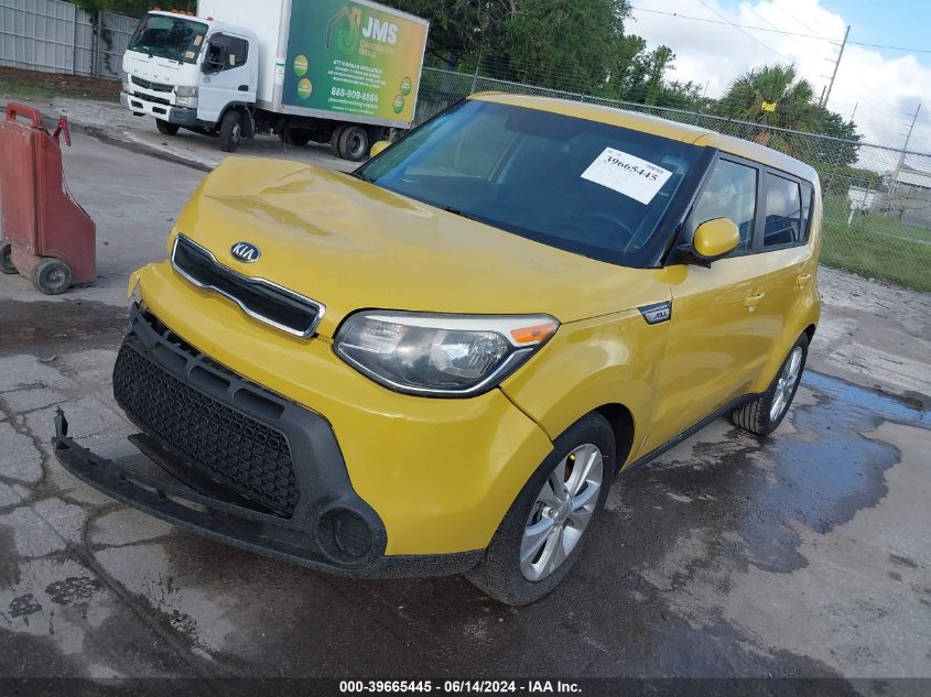 2015 Kia Soul + VIN: KNDJP3A52F7162367 Lot: 39665445