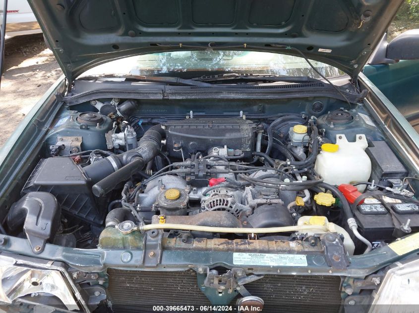 1999 Subaru Forester S VIN: JF1SF6558XH728889 Lot: 39665473