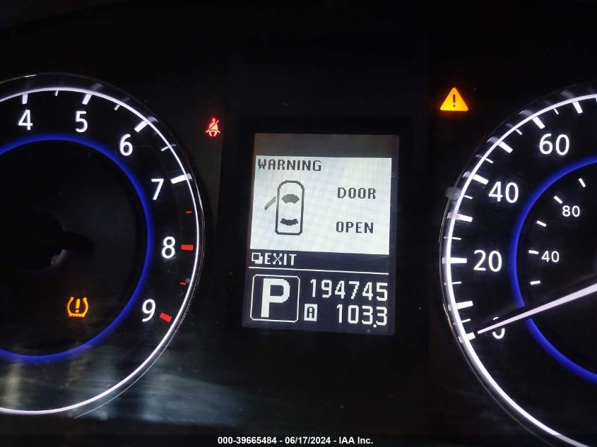 2010 Infiniti G37X VIN: JN1CV6AR6AM451655 Lot: 39665484