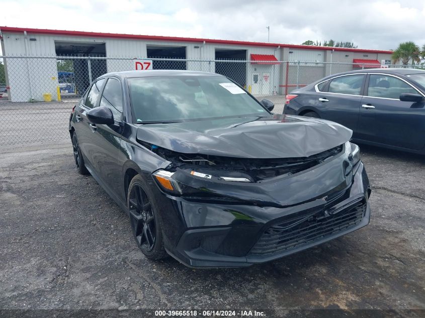 2HGFE2F51NH506757 2022 HONDA CIVIC - Image 1