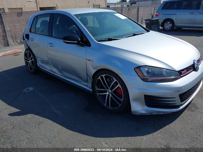 2017 Volkswagen Golf Gti Autobahn 4-Door/S 4-Door/Se 4-Door/Sport 4-Door VIN: 3VW447AU5HM003479 Lot: 39665523