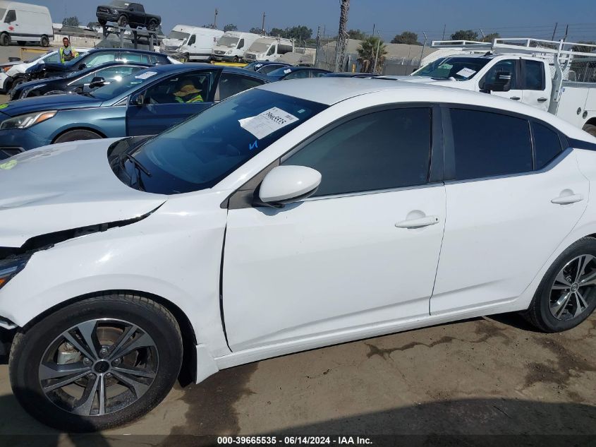 2022 Nissan Sentra Sv Xtronic Cvt VIN: 3N1AB8CV3NY272434 Lot: 39665535