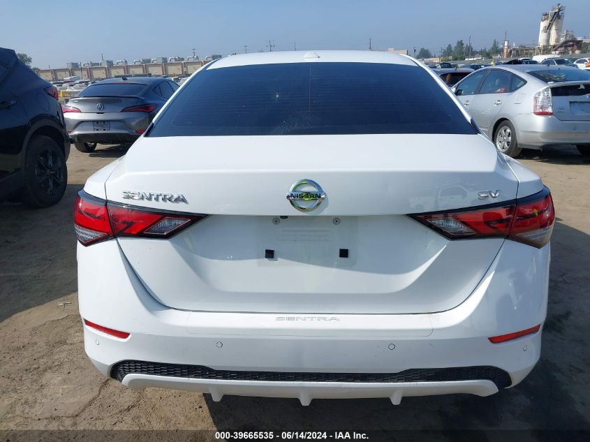 2022 Nissan Sentra Sv Xtronic Cvt VIN: 3N1AB8CV3NY272434 Lot: 39665535