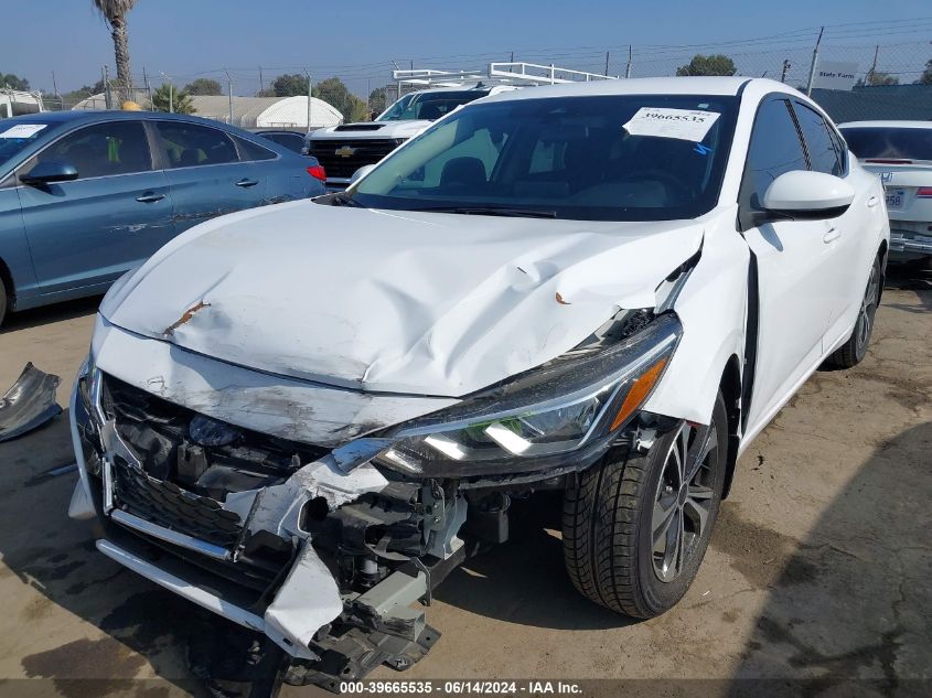 2022 Nissan Sentra Sv Xtronic Cvt VIN: 3N1AB8CV3NY272434 Lot: 39665535