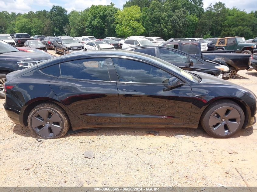 2023 Tesla Model 3 Rear-Wheel Drive VIN: 5YJ3E1EAXPF618315 Lot: 39665545