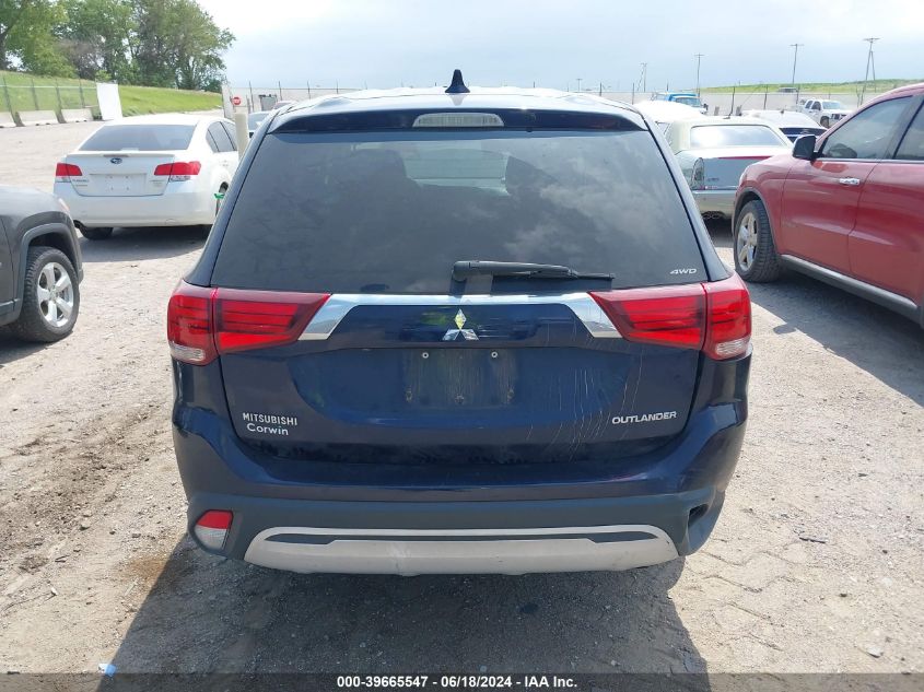 2019 Mitsubishi Outlander Es VIN: JA4AZ3A33KZ020692 Lot: 39665547