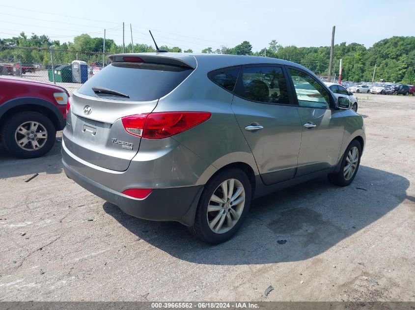 2012 Hyundai Tucson Limited VIN: KM8JU3AC1CU530134 Lot: 39665562