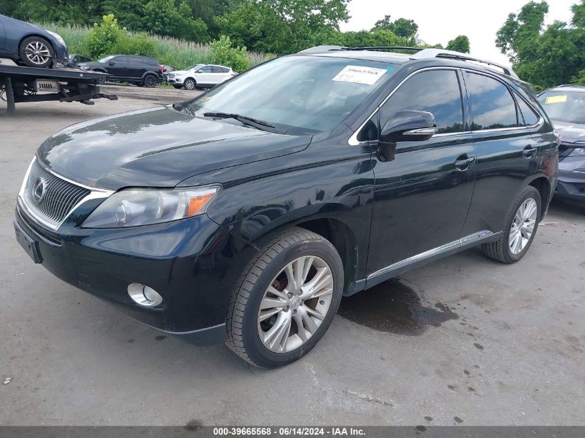 2010 Lexus Rx 450H VIN: JTJBC1BA0A2022661 Lot: 39665568