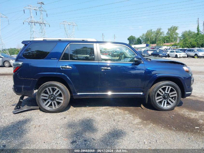 2022 Toyota 4Runner Limited VIN: JTEKU5JRXN6014947 Lot: 39665569