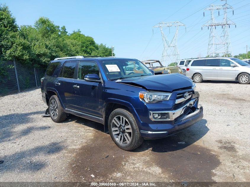 2022 Toyota 4Runner Limited VIN: JTEKU5JRXN6014947 Lot: 39665569