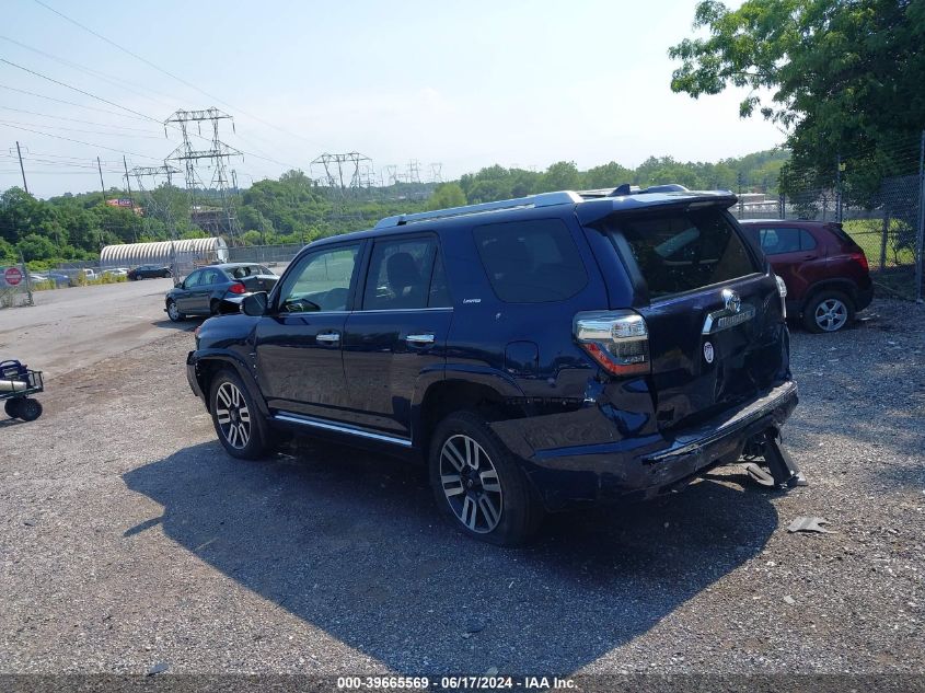 2022 Toyota 4Runner Limited VIN: JTEKU5JRXN6014947 Lot: 39665569