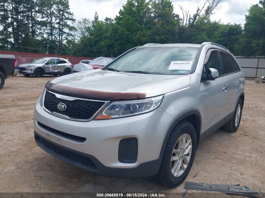 2014 Kia Sorento Lx V6 VIN: 5XYKT4A74EG510291 Lot: 39665619