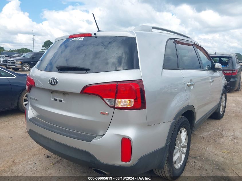 2014 Kia Sorento Lx V6 VIN: 5XYKT4A74EG510291 Lot: 39665619