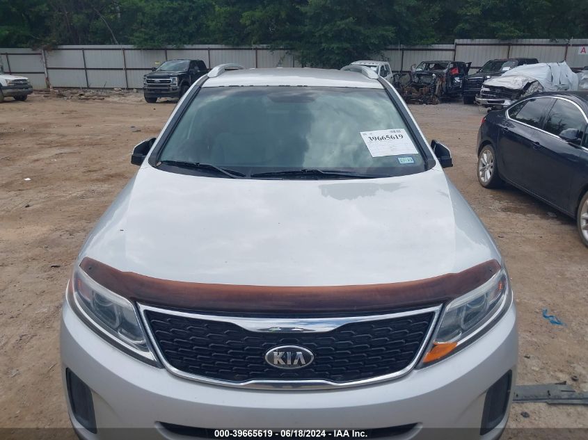 2014 Kia Sorento Lx V6 VIN: 5XYKT4A74EG510291 Lot: 39665619