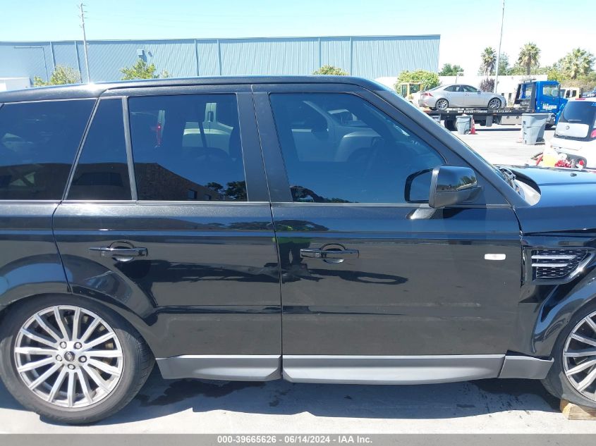 2013 Land Rover Range Rover Sport Hse VIN: SALSF2D42DA786957 Lot: 39665626