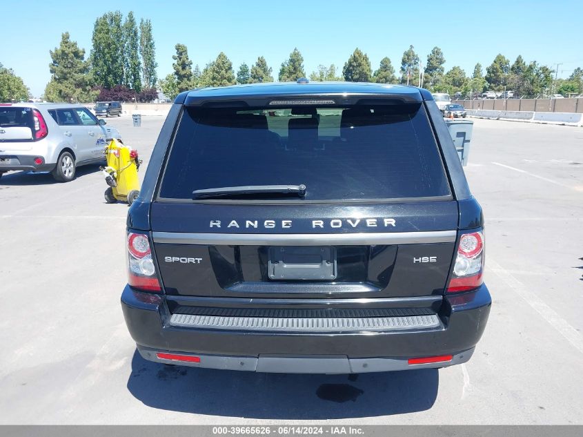 2013 Land Rover Range Rover Sport Hse VIN: SALSF2D42DA786957 Lot: 39665626