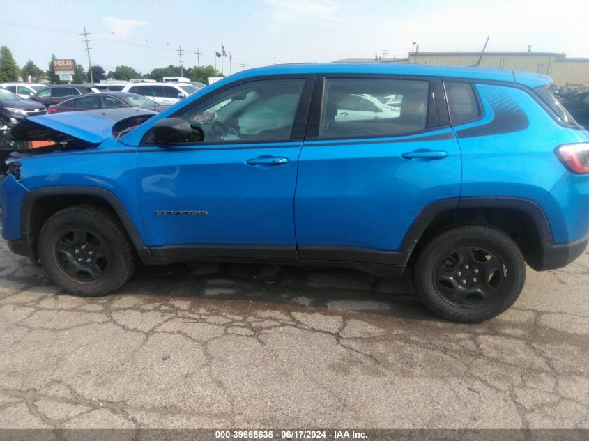2019 Jeep Compass Sport 4X4 VIN: 3C4NJDAB4KT664821 Lot: 39665635