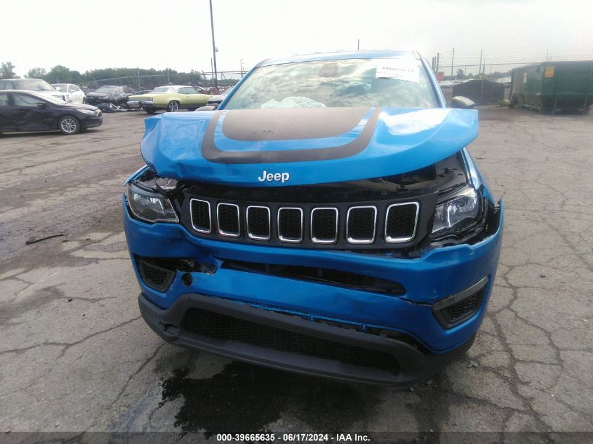 2019 Jeep Compass Sport 4X4 VIN: 3C4NJDAB4KT664821 Lot: 39665635